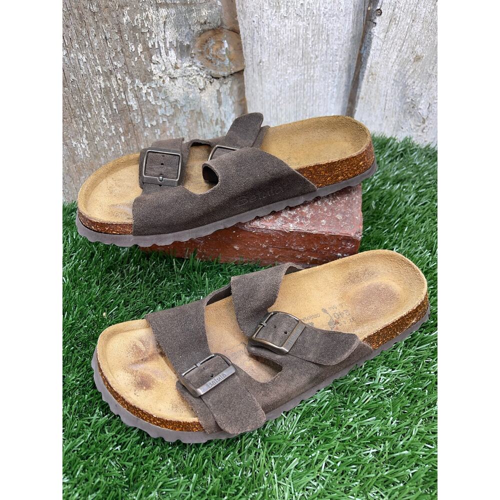 Birkenstock Betula Arizona Brown Suede EU37 Women's 6 Narrow